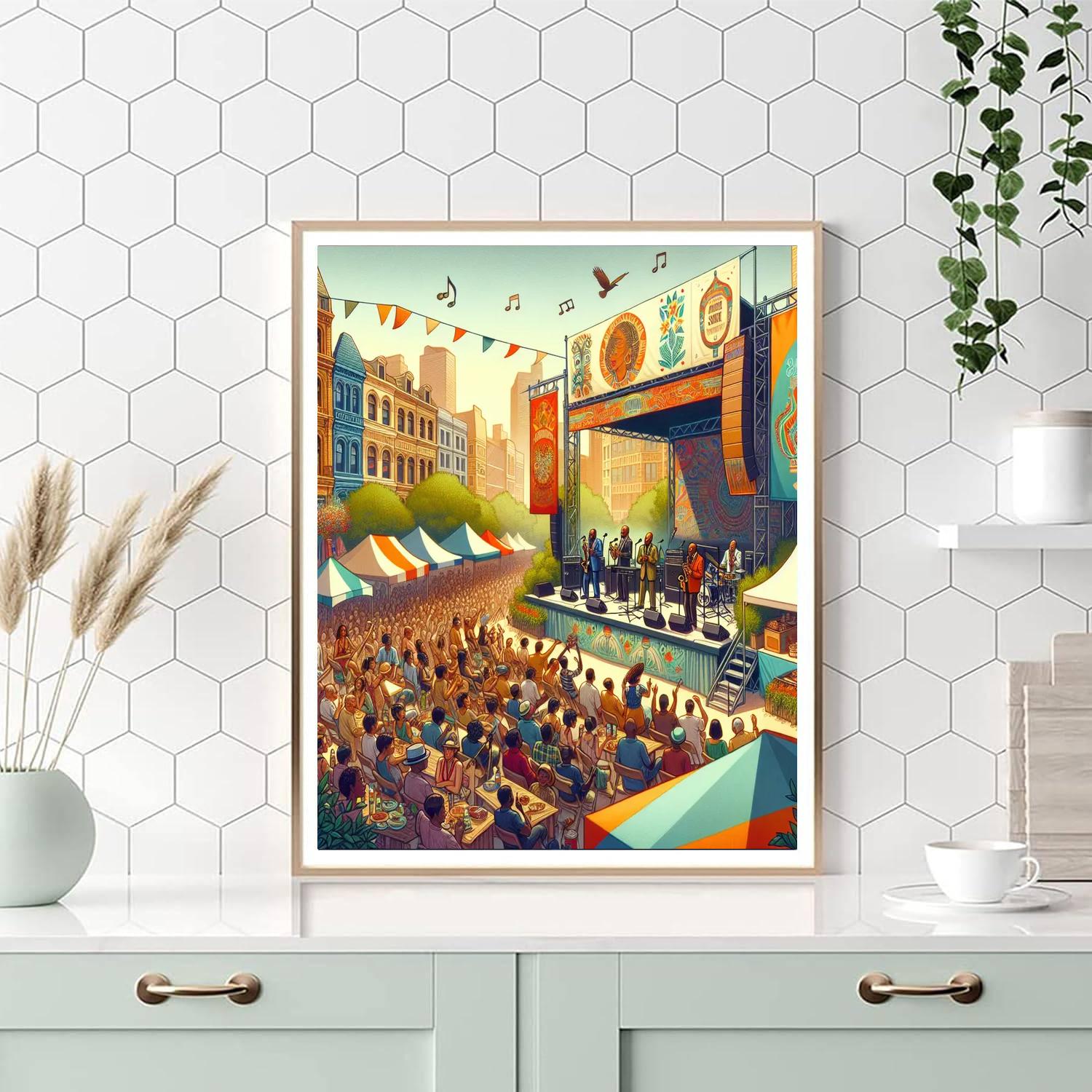 Montréal International Jazz Festival Paint By Numbers Kits