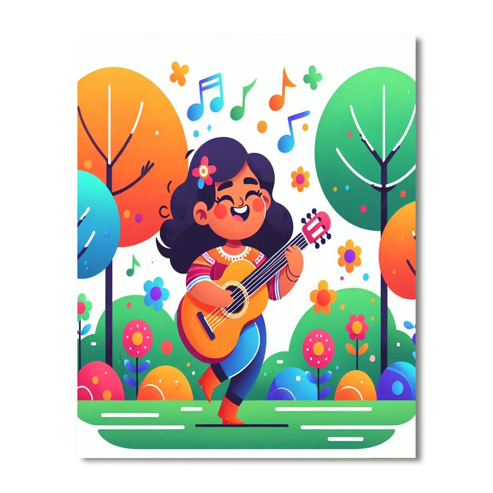 Merry Musician Paint By Number