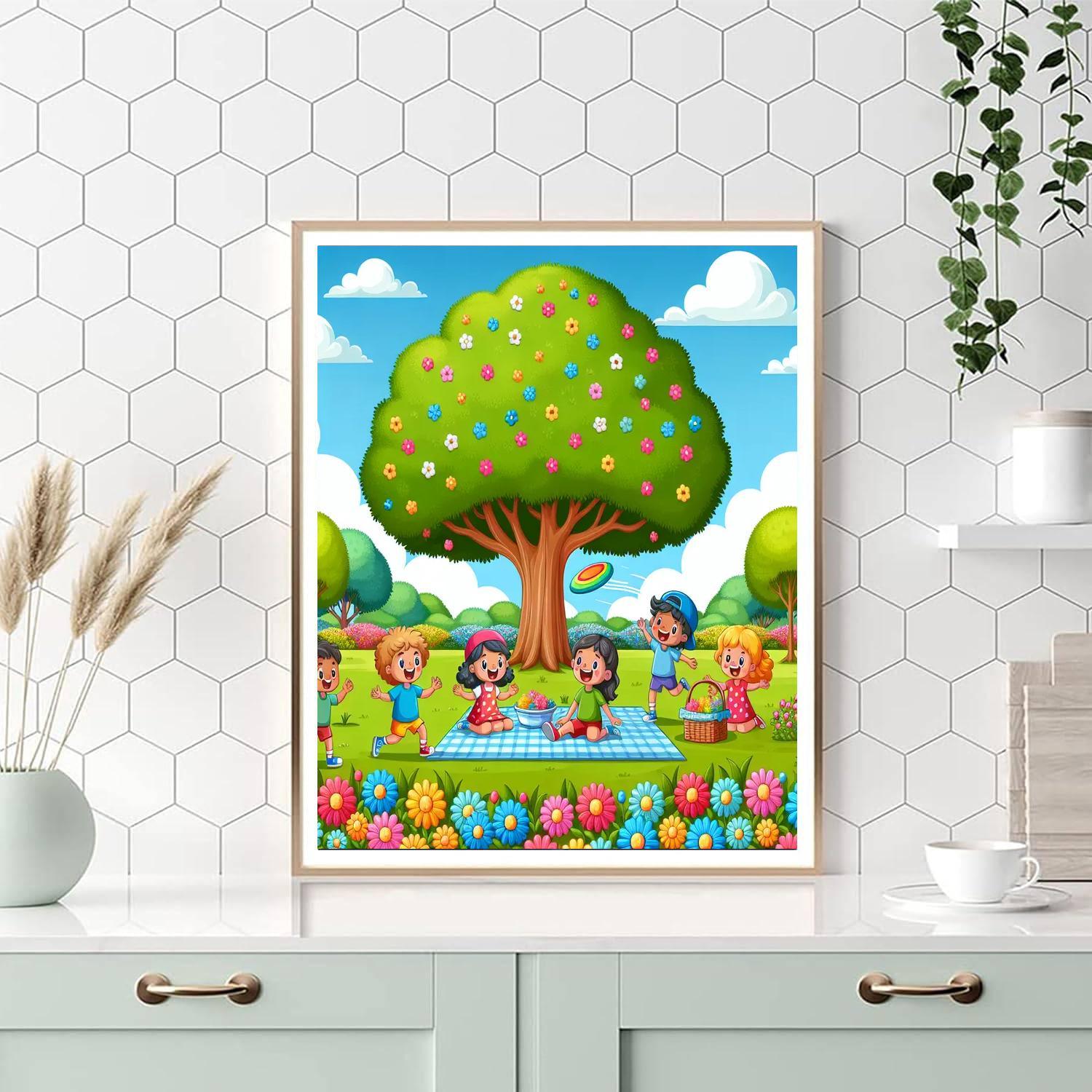 Fun At The Park Paint By Color