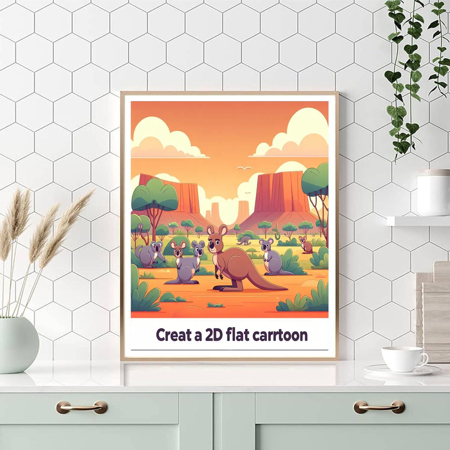 Outback Animal Safari Paint By Numbers Kits