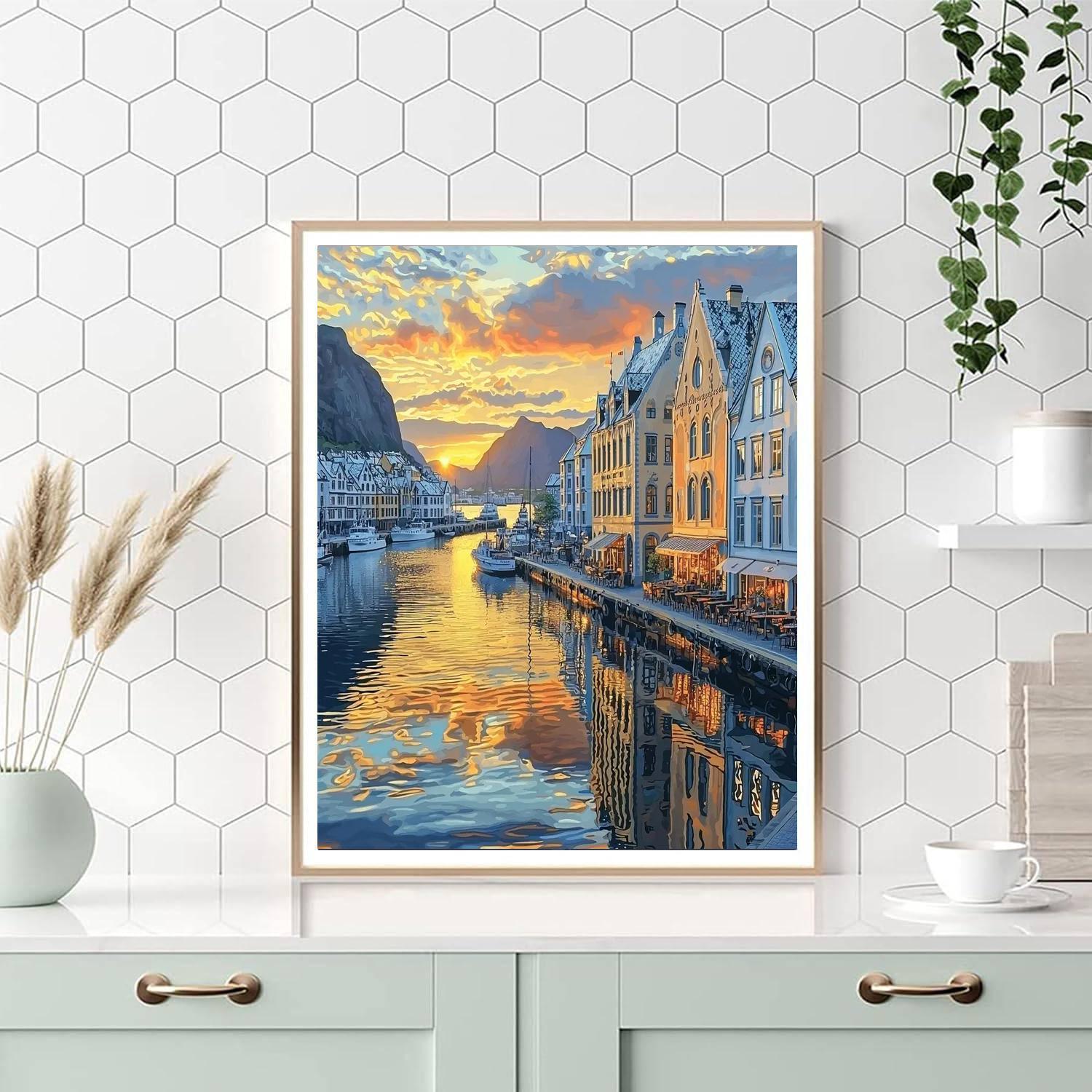 Alesund - Norway Paint By Number