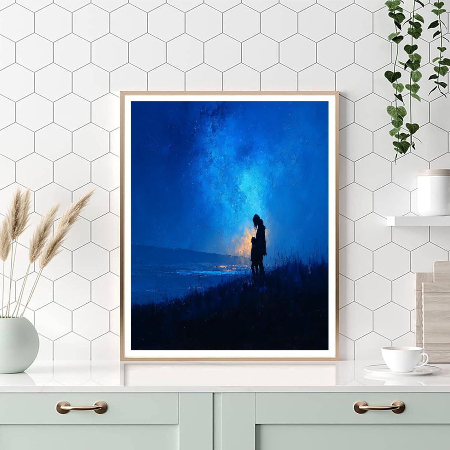 Silent Starlight Number Painting