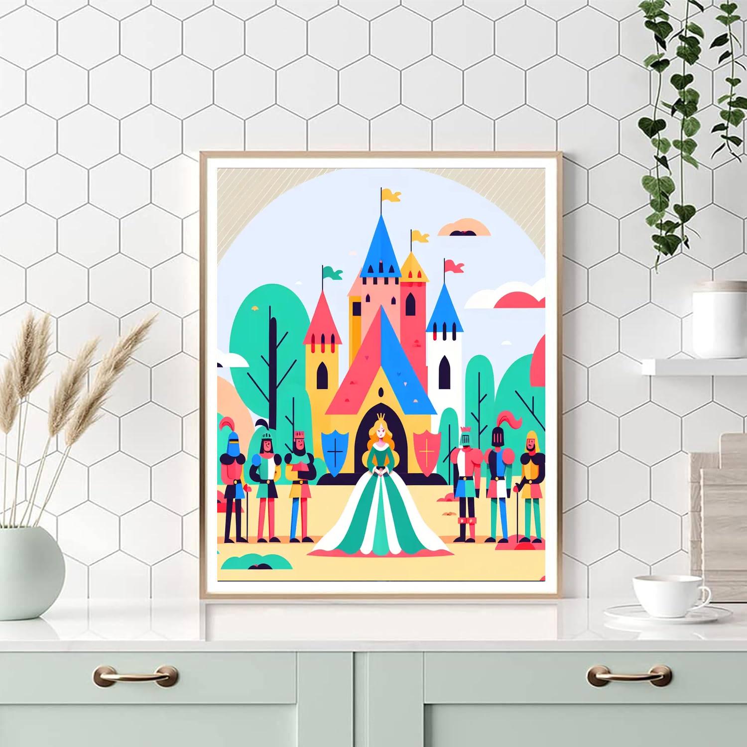 Castle Capers Number Painting