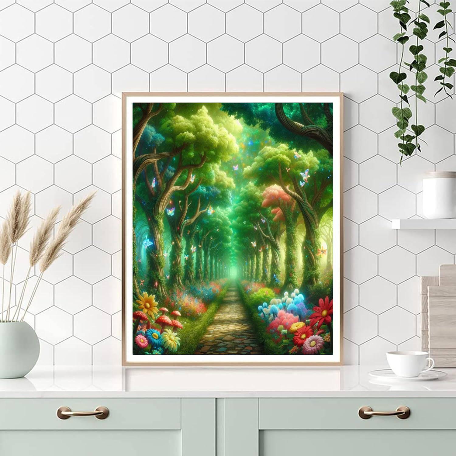 Fairy Tale Adventure Pathway Paint By Numbers Art