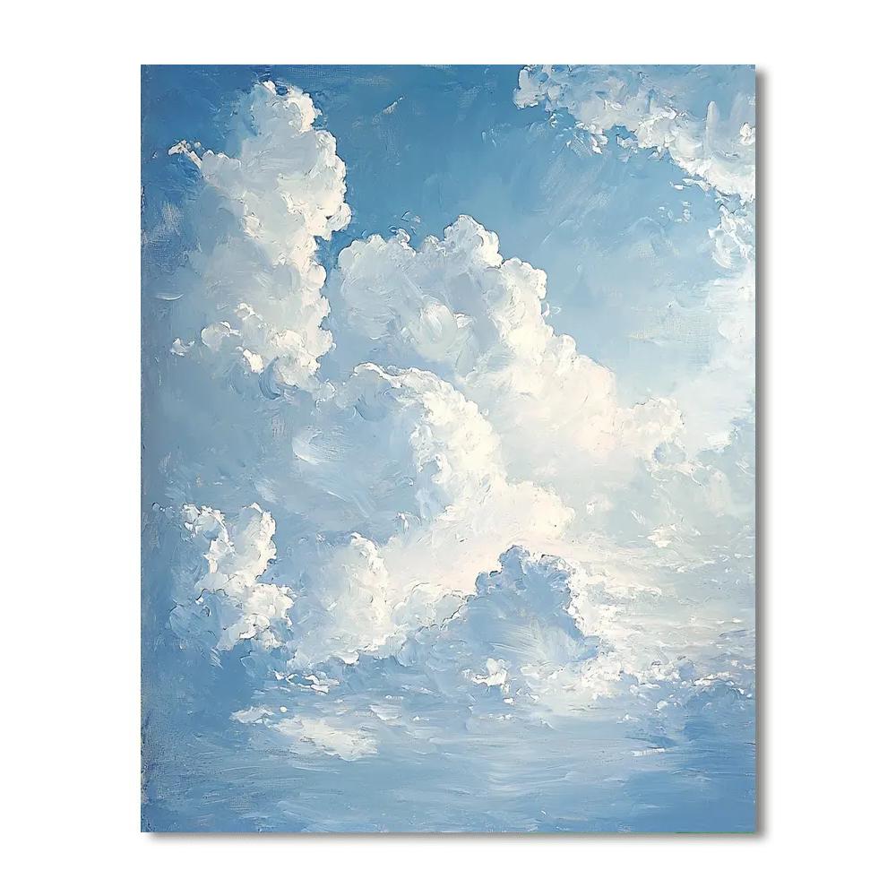 Constable Inspired Constable's Cloud Study  Number Painting