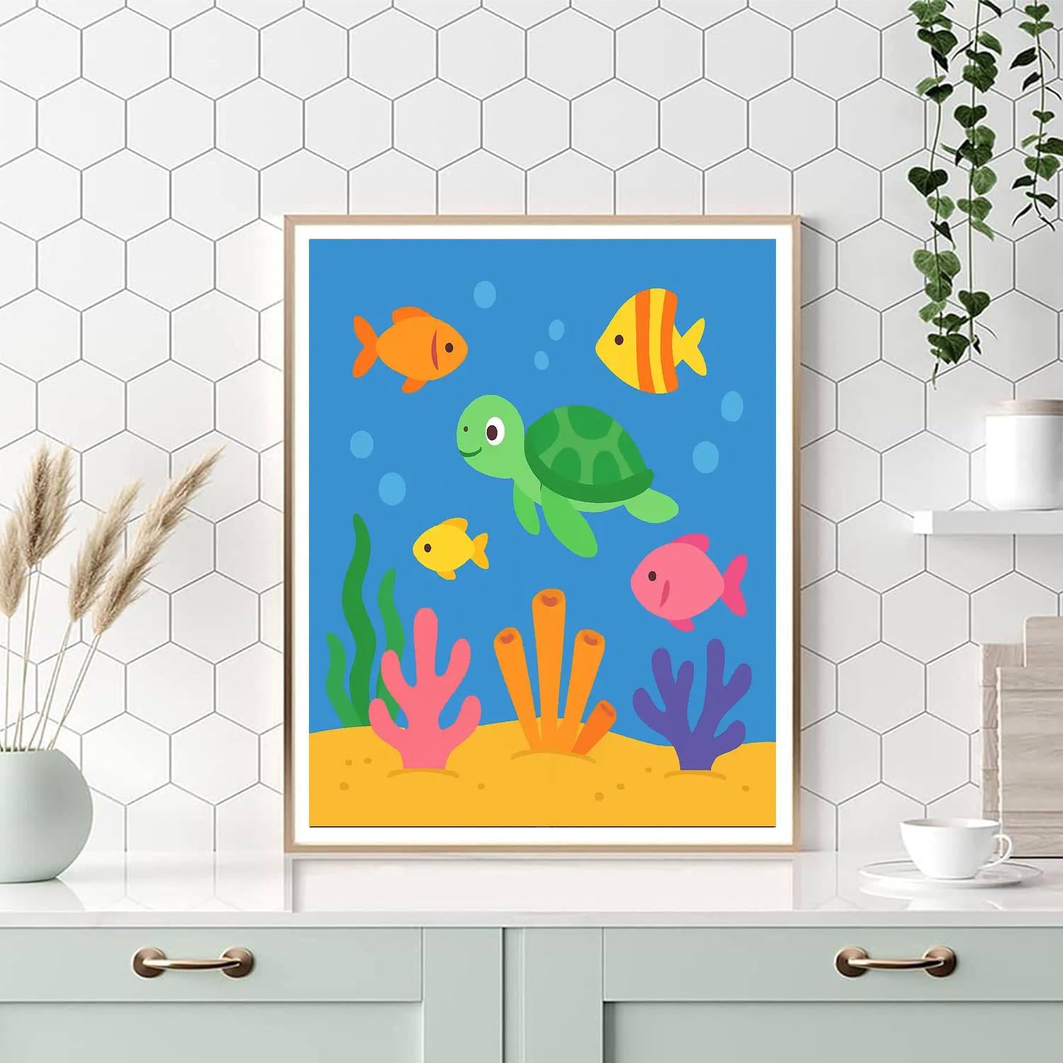 Ocean Friends - Underwater Expedition Paint By Number