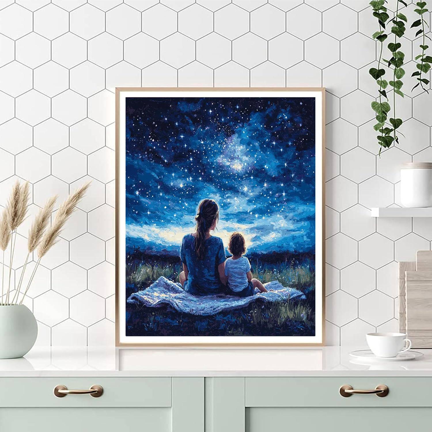Moonlight Whisper Number Painting