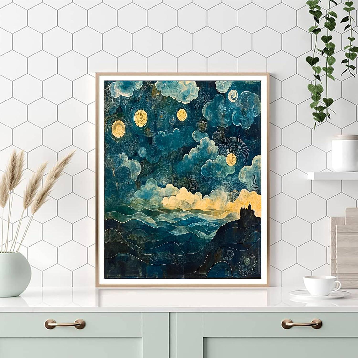 Max Ernst Inspired Dreamscapes Of The Unknown  Painting Number Kit