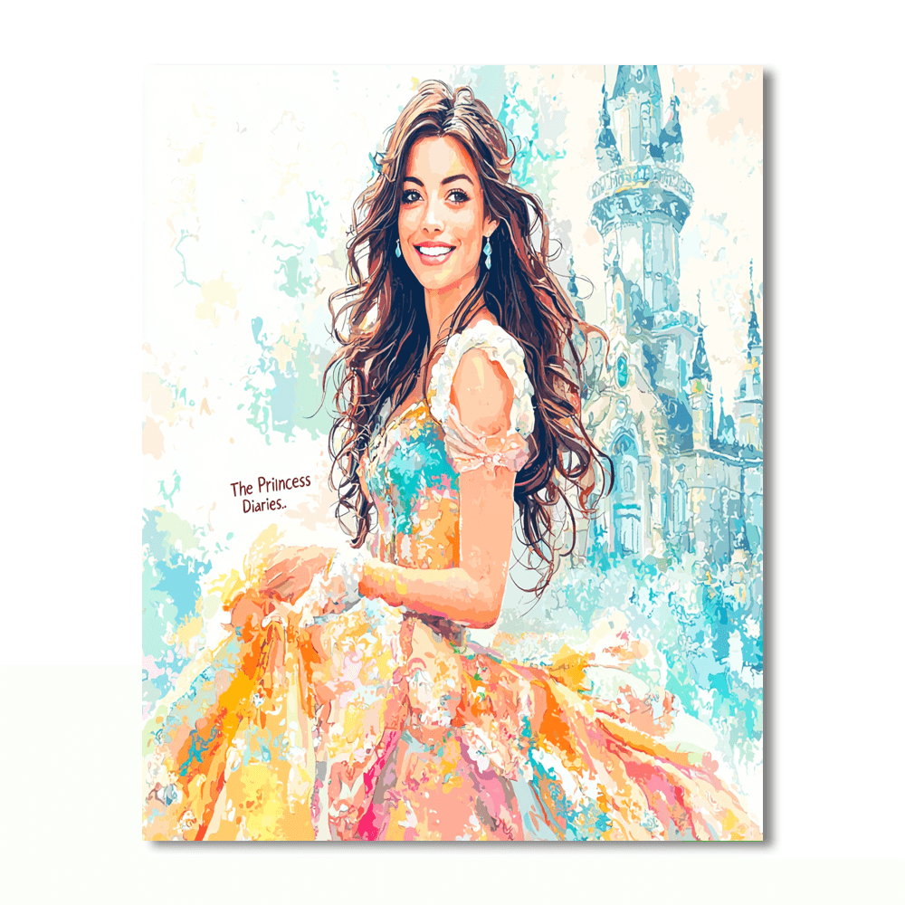 Anne Hathaway: The Whimsical Queen Of Transformation Paint By Numbers