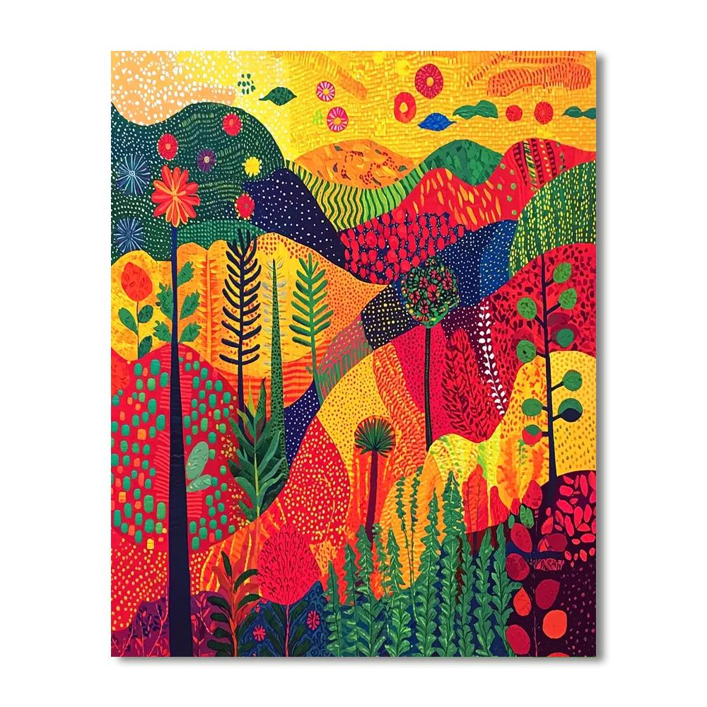 Frida Kahlo Inspired Dreamweaver's Tapestry  Painting By Numbers Kit