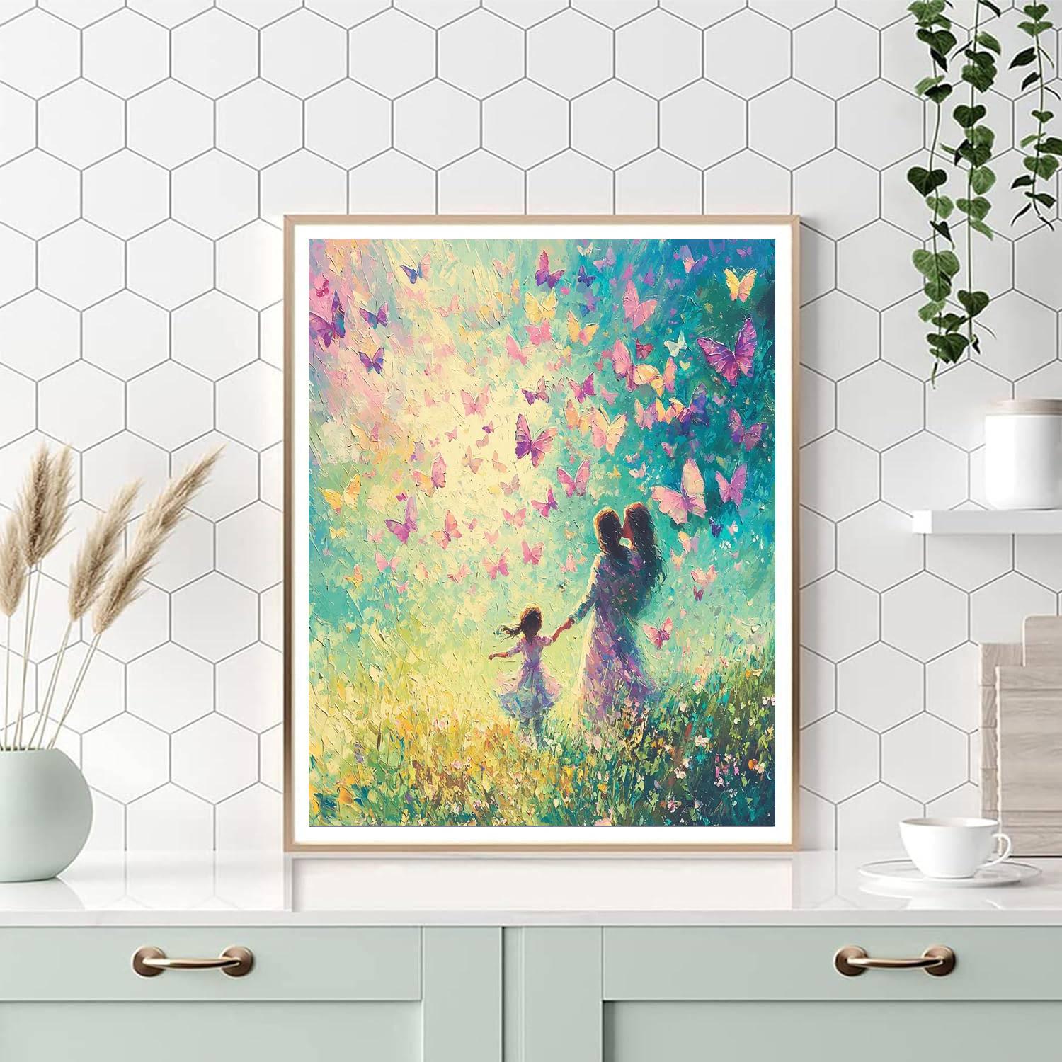 Butterfly Kisses Paint By Color