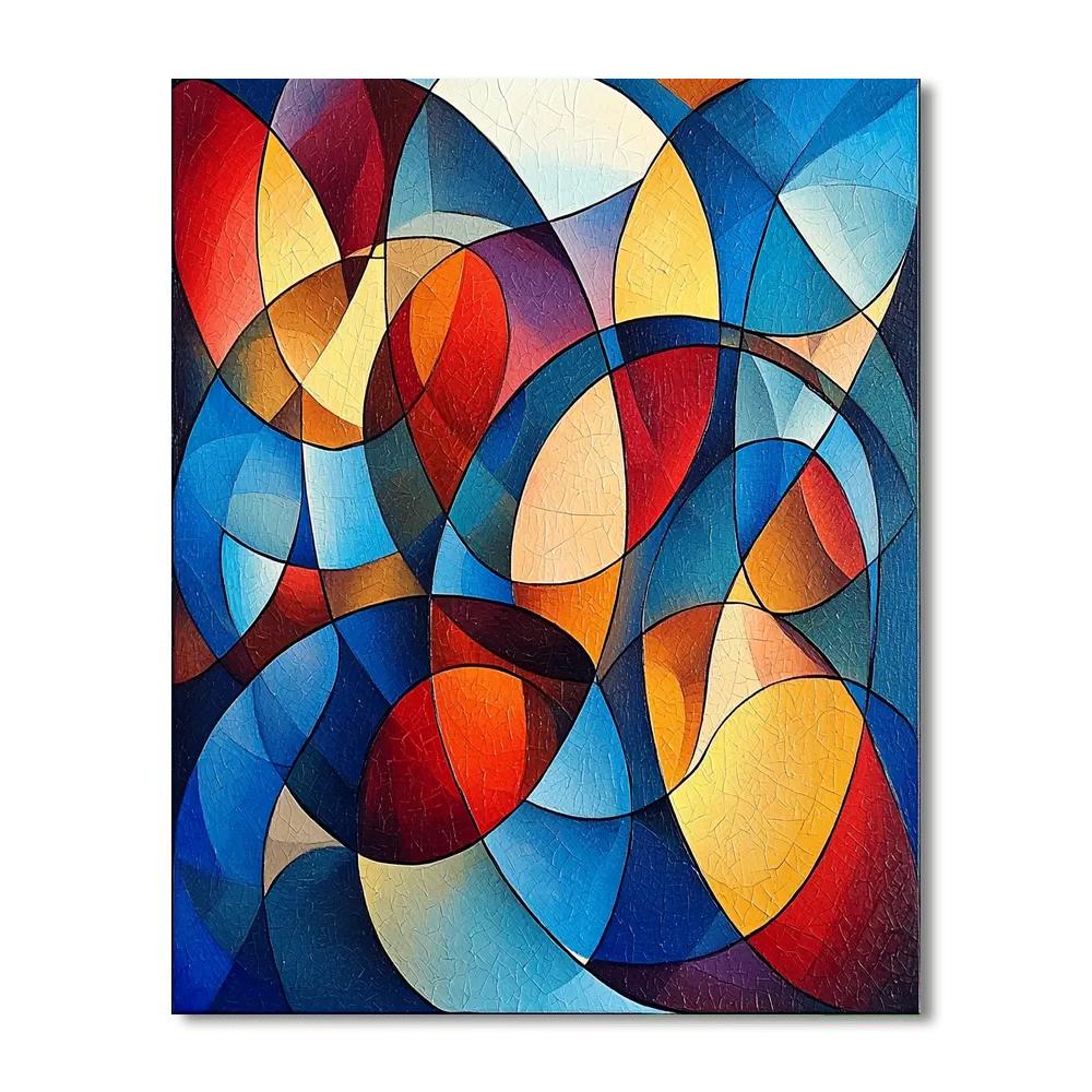 Paul Klee Inspired Harmonic Whirl Of Colors  Paint By Color