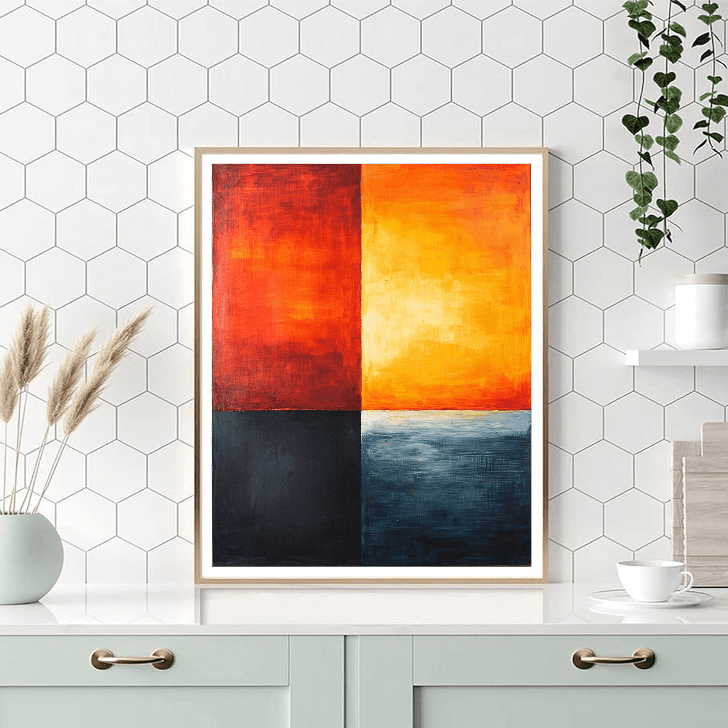 Mark Rothko Inspired Timeless Symphony Of Colors  Painting By Numbers Kit