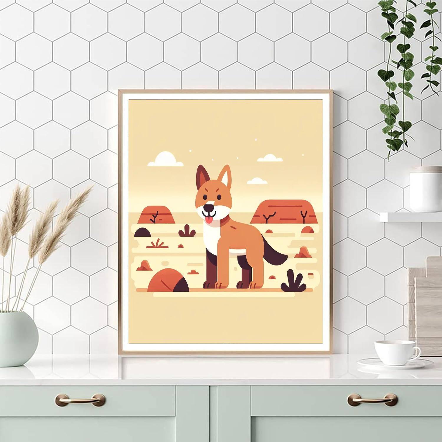 Dynamic Dingo Numbered Painting Kits