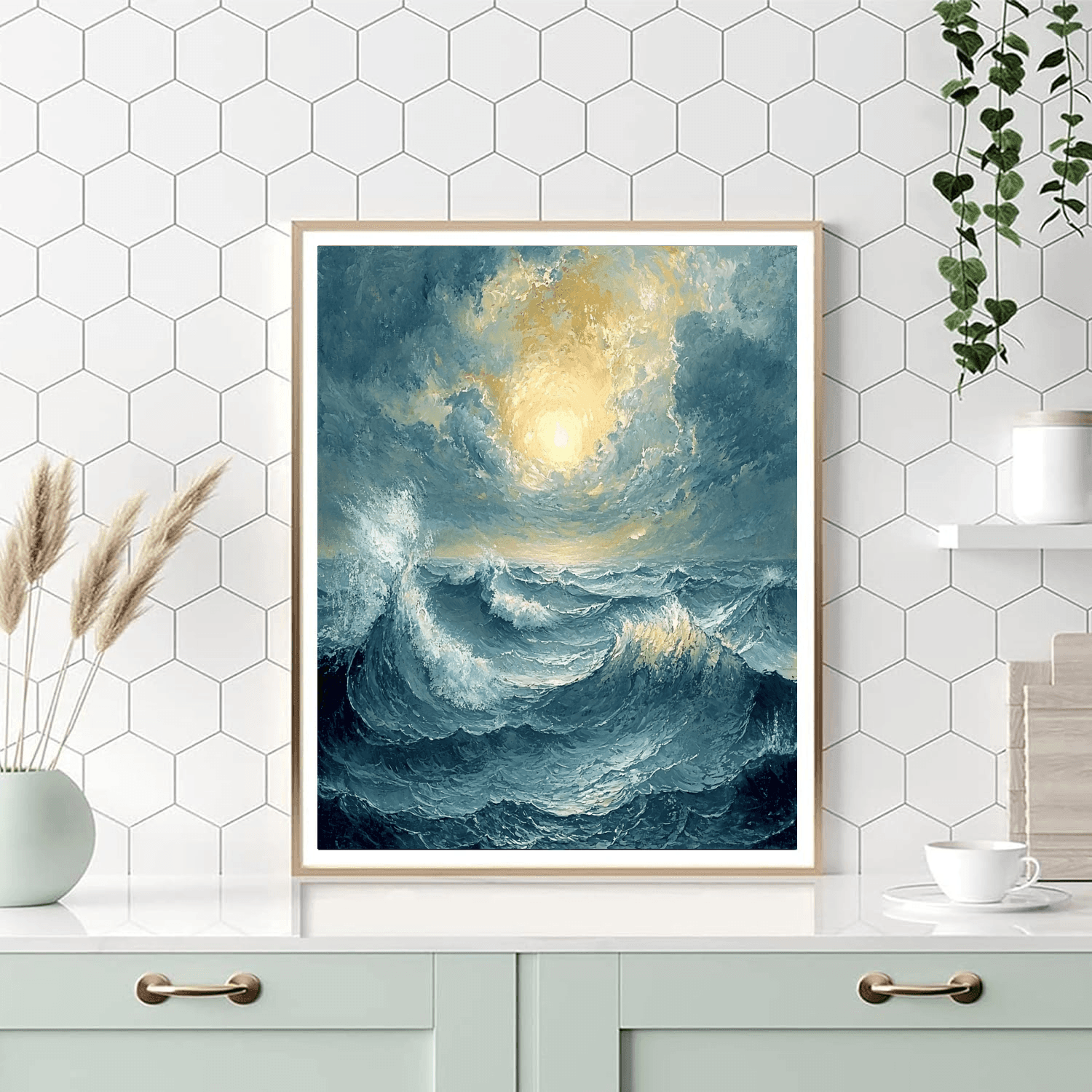 J.M.W. Turner Inspired Turner's Stormy Horizon  Paint By Numbers Kits