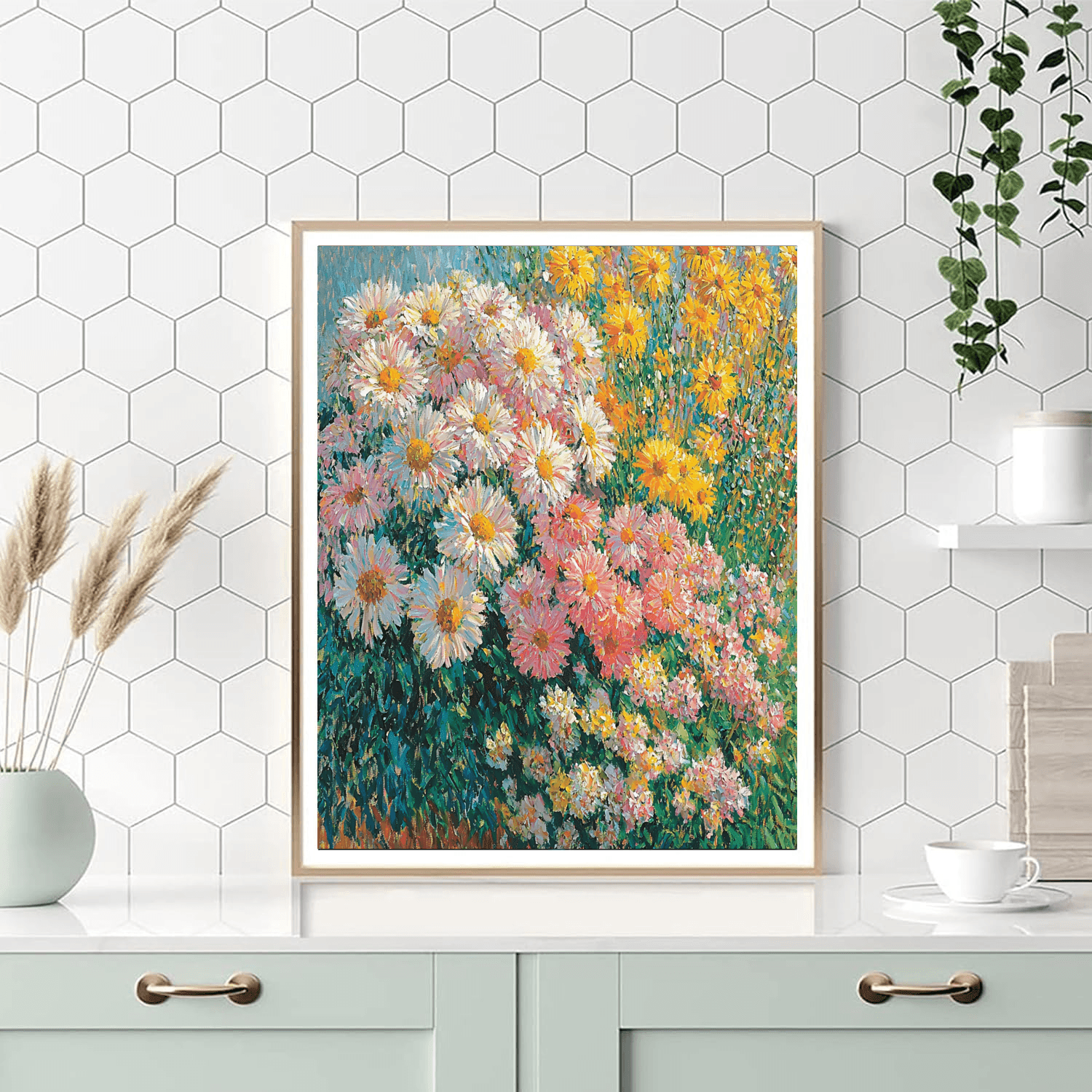 Claude Monet Inspired Blooming Still Life  Paint By Numbers Kits