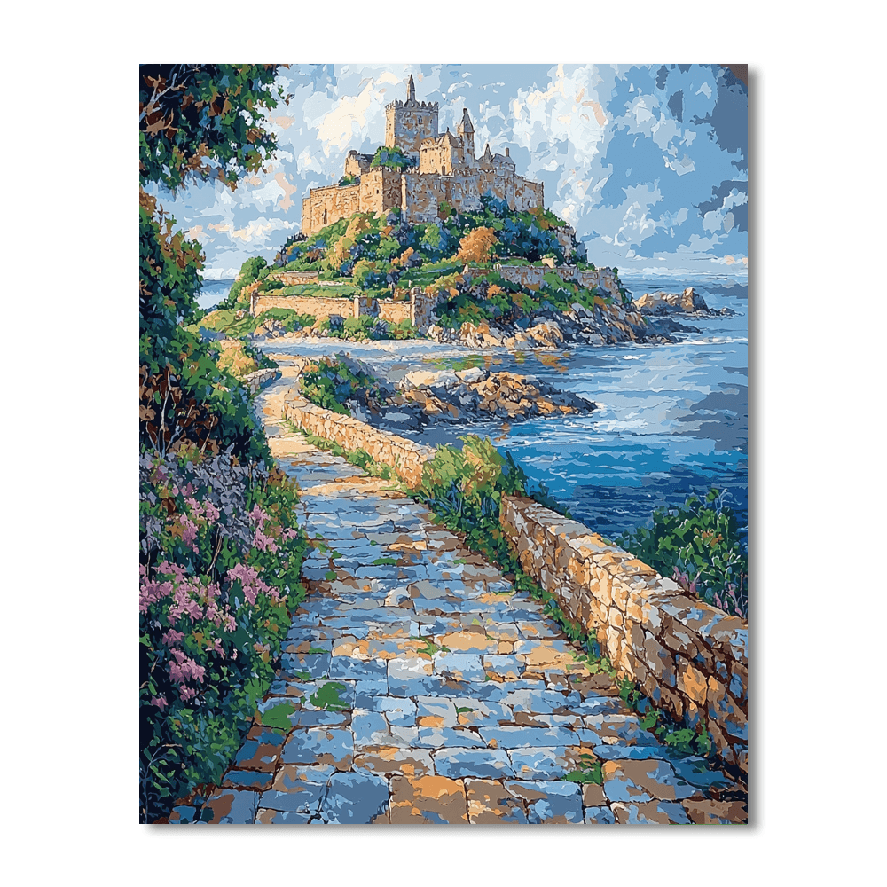 St. Michael's Mount - Cornwall Painting By Numbers Kit