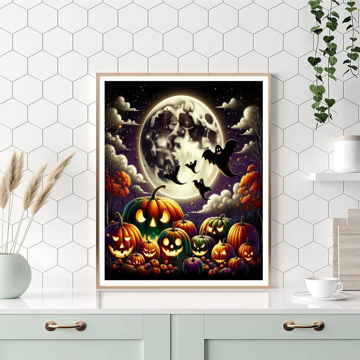 Halloween Spooky Delight Painting By Numbers Kit