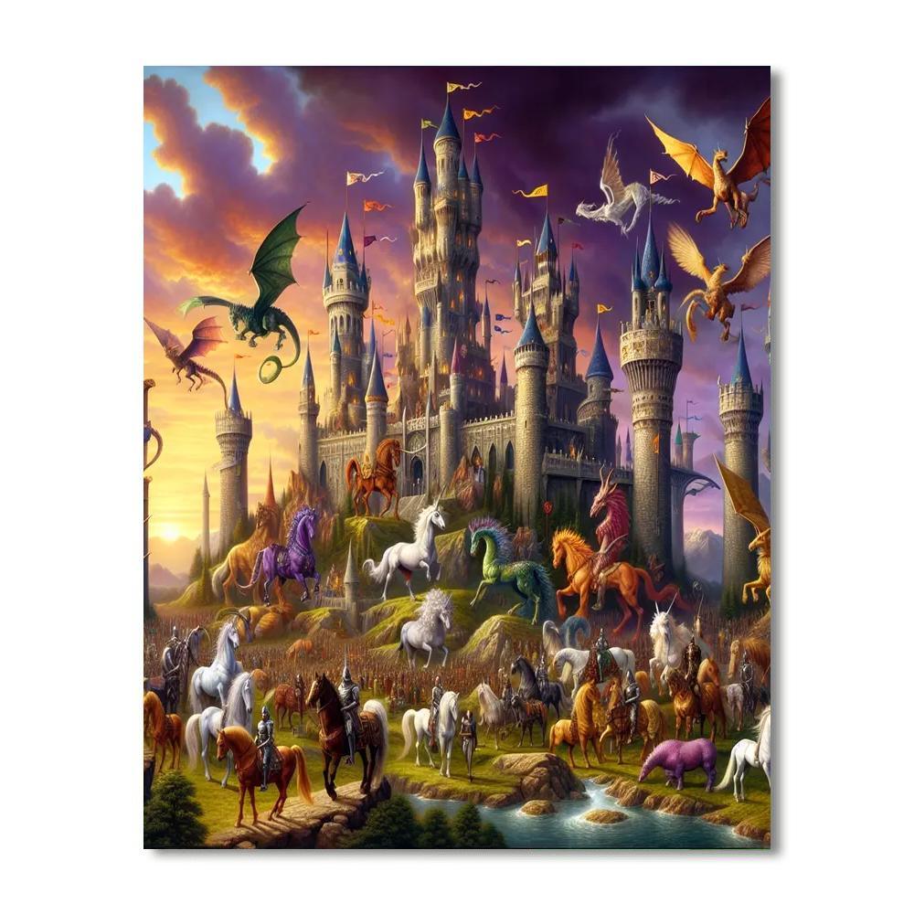 Medieval Fantasy Kingdom Numbered Painting Kits