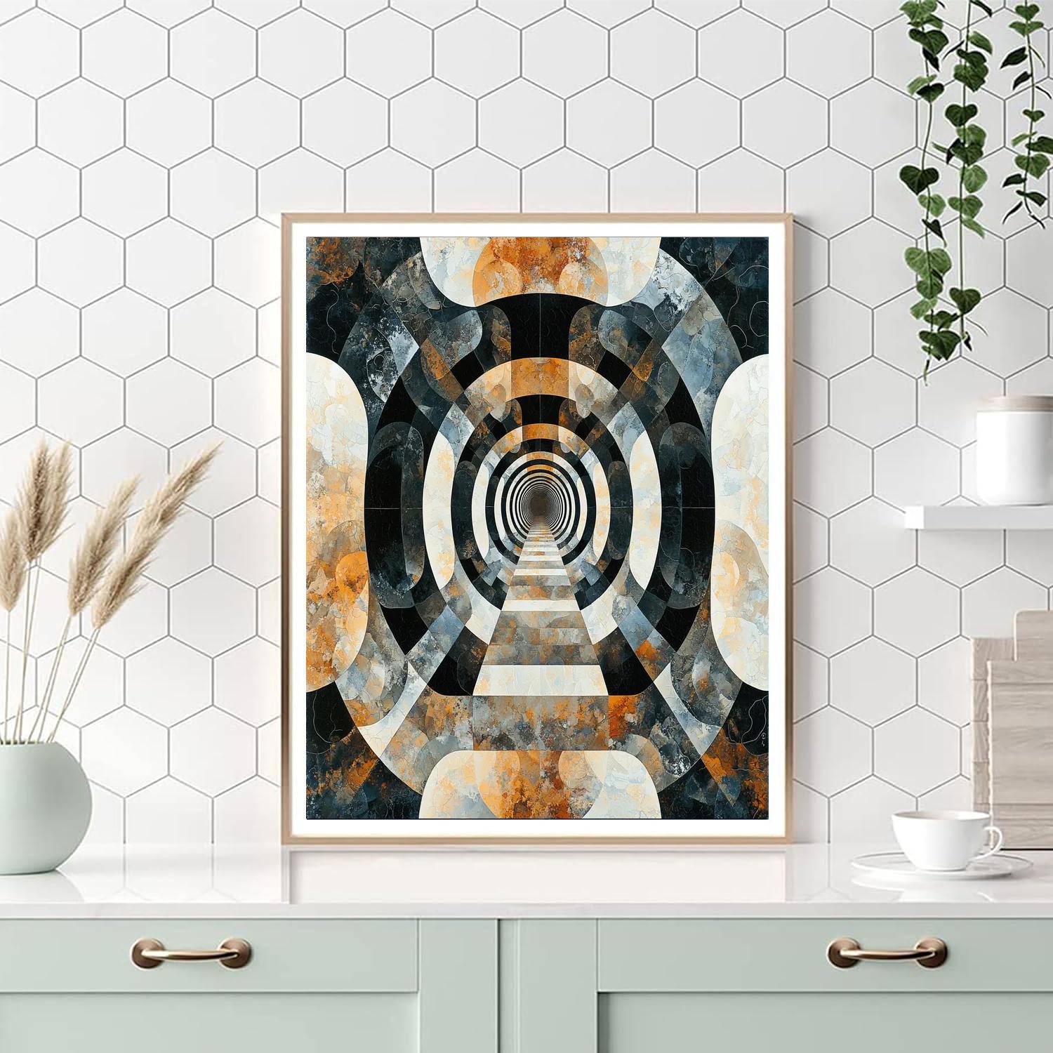 M.C. Escher Inspired Infinite Symmetry  Paint By Numbers Kits