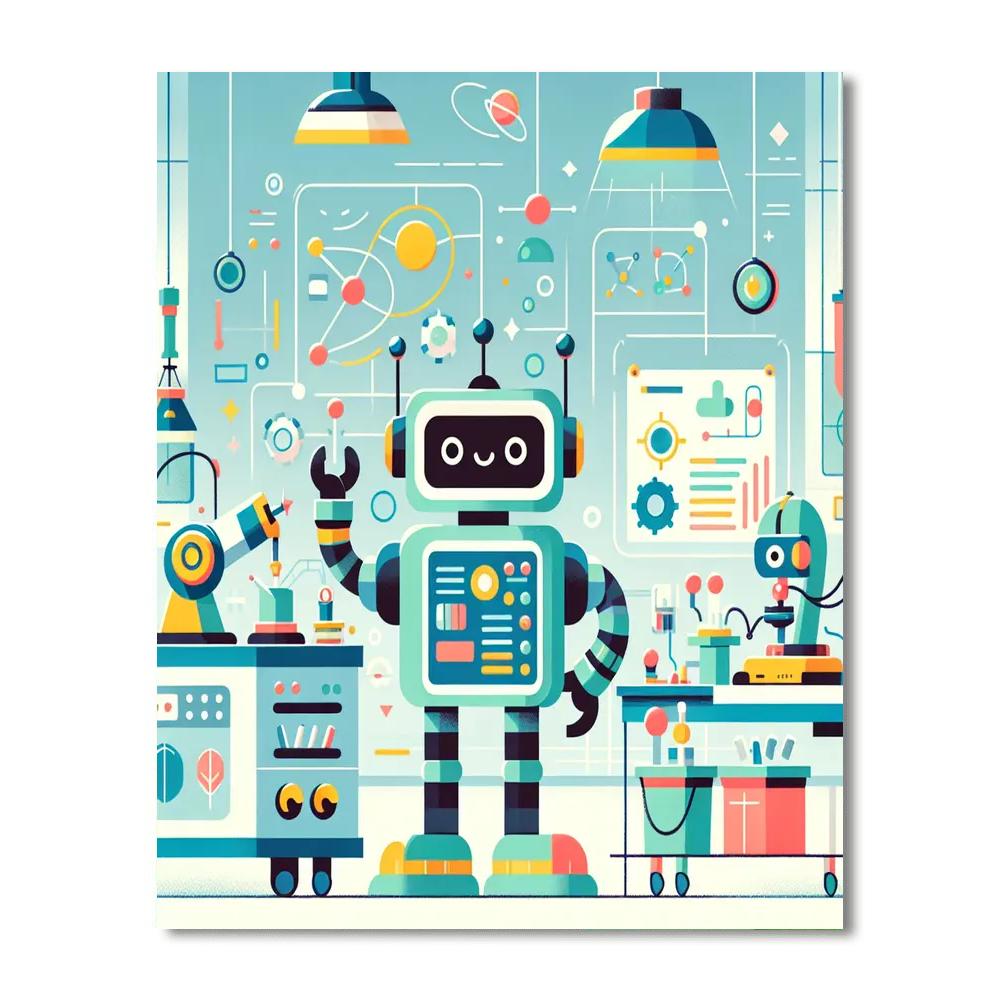 Robot Innovator Paint By Color