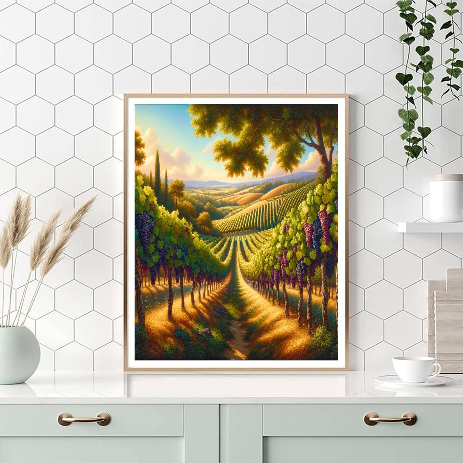 Aromas Of The Vineyard Paint By Number