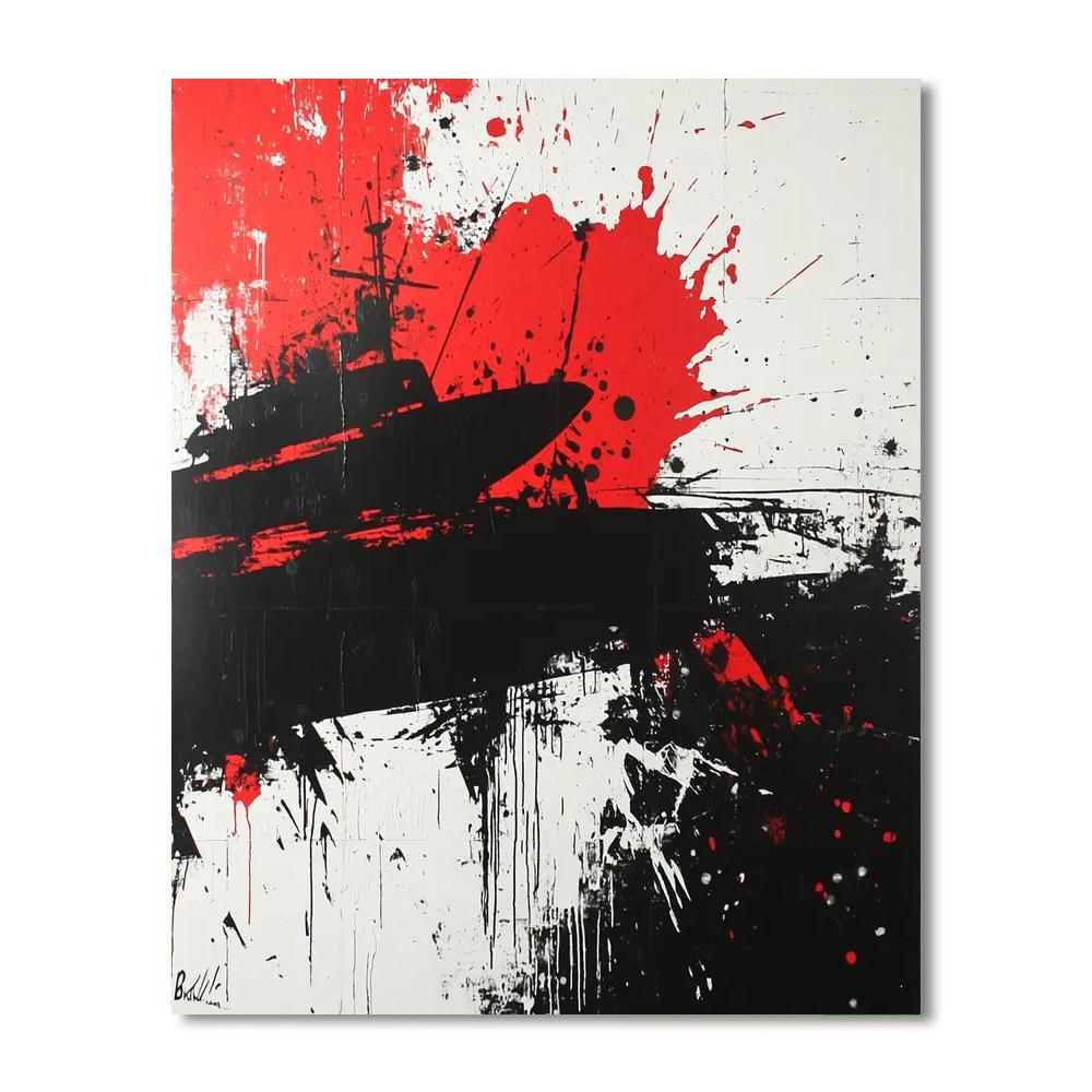 Banksy Inspired Dreams Of Liberation  Numbered Painting Kits