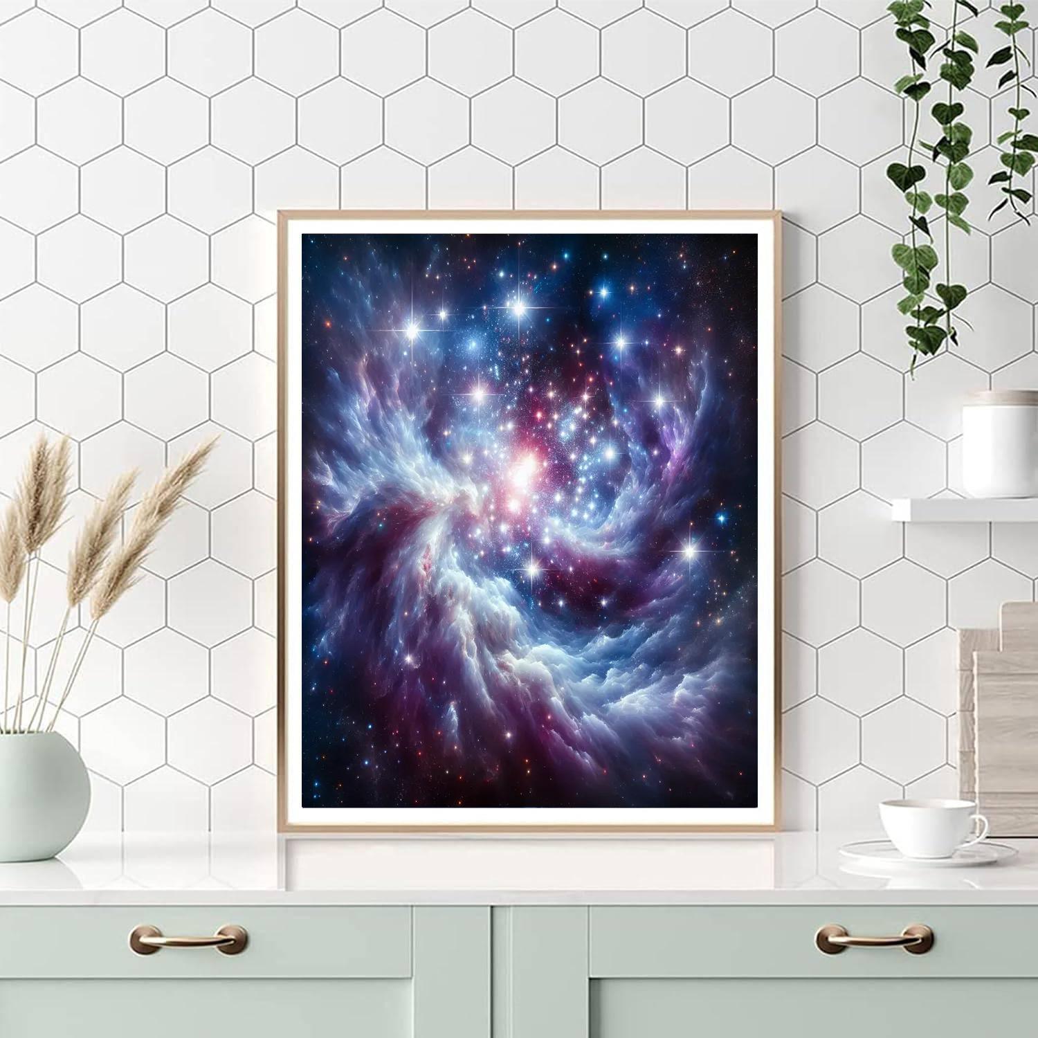 Celestial Star Cluster Paint By Color