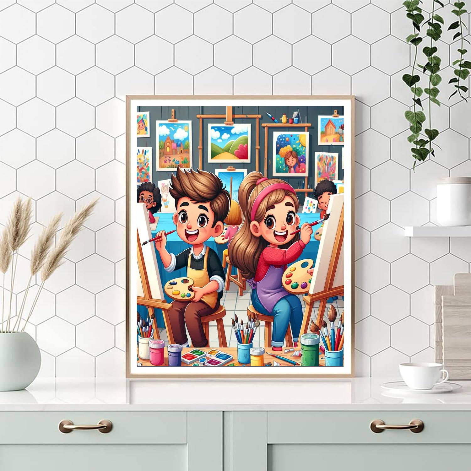 Artistic Wonders Number Painting