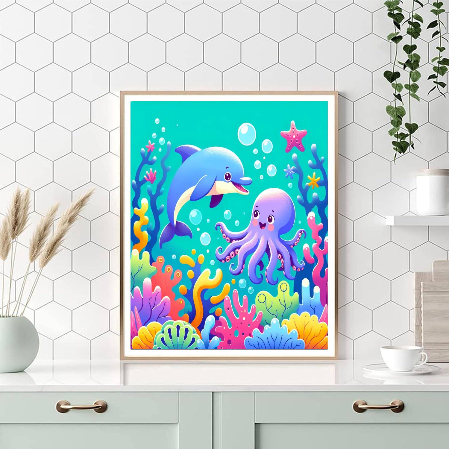 Underwater Kingdom Voyage Paint By Numbers Kits