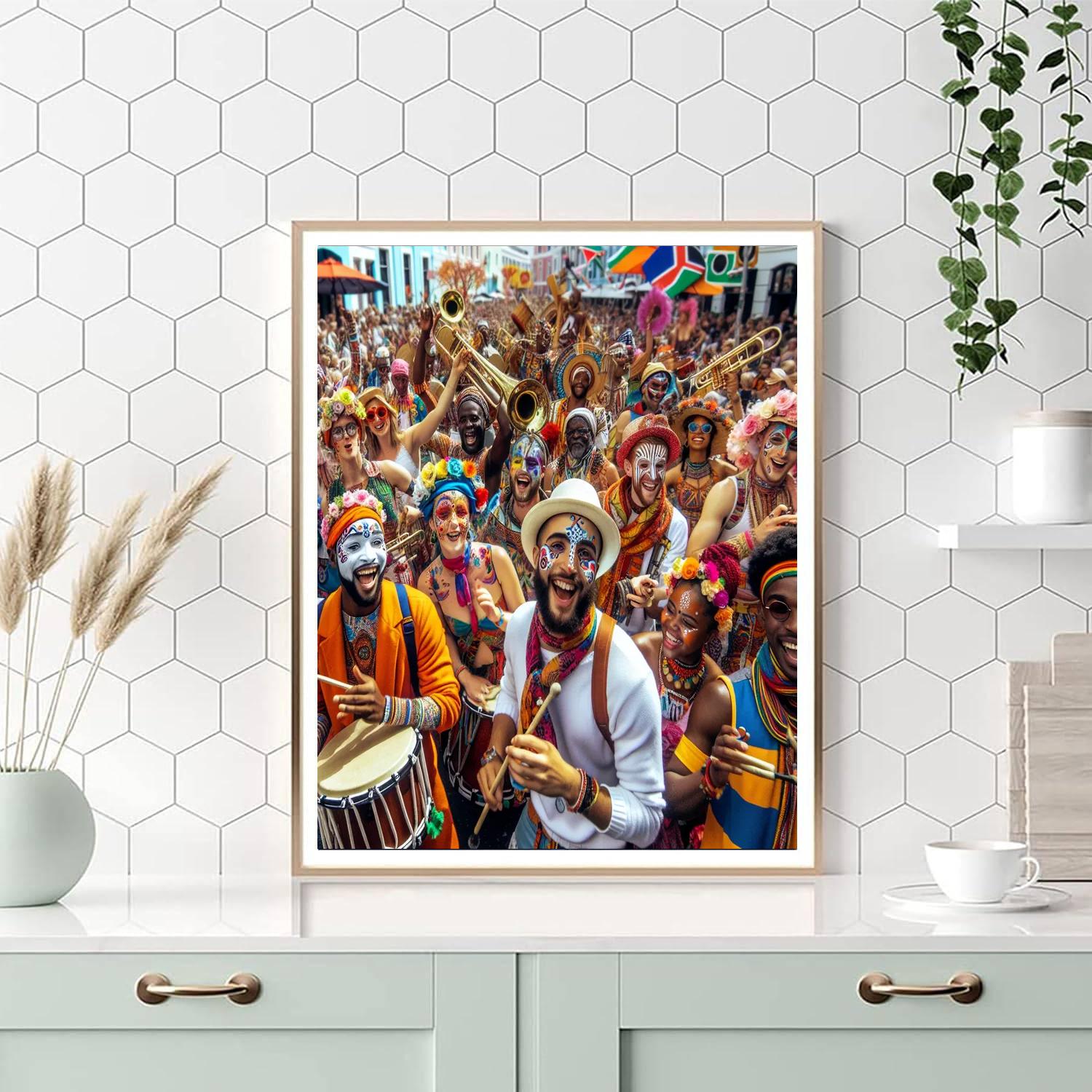 Kaapse Klopse - South Africa Numbered Painting Kits