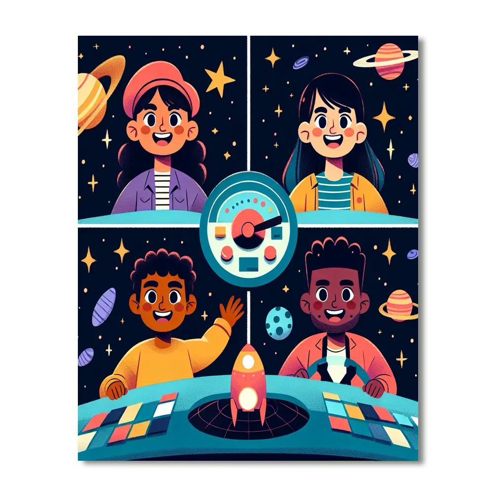 Celestial Quest Numbered Painting Kits