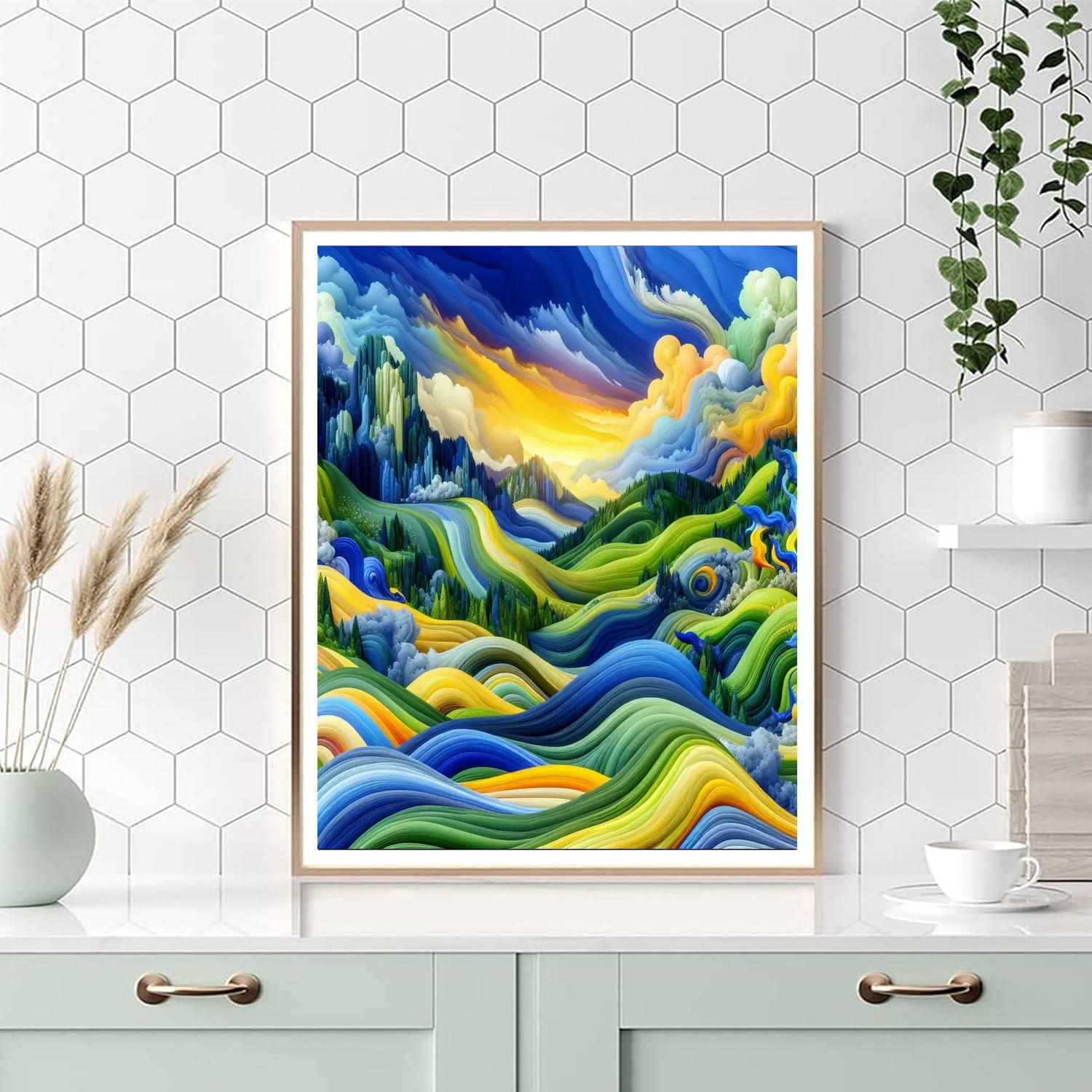 Whimsical Adventureland Painting By Numbers Kit