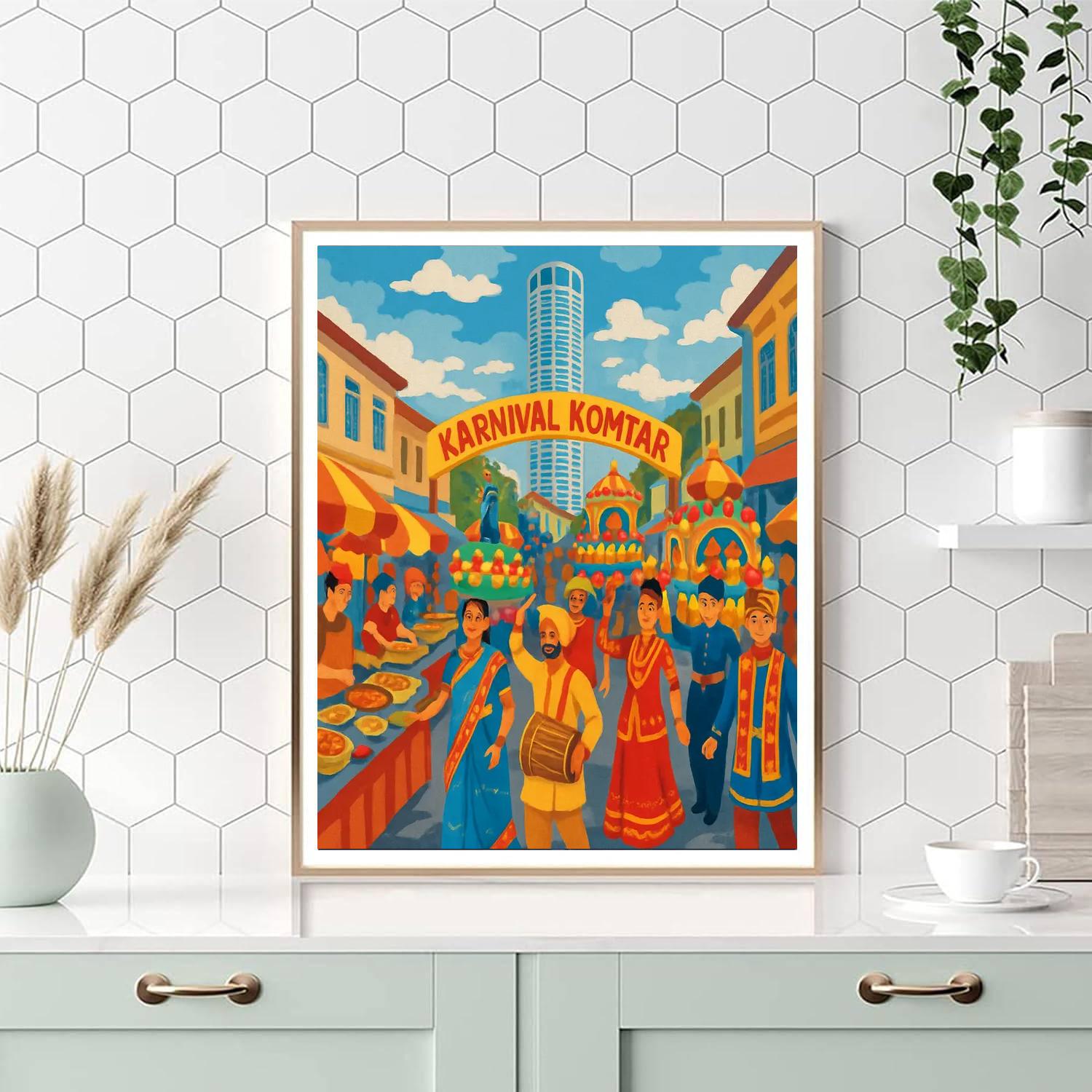 Karnival Komtar DIY Paint By Numbers