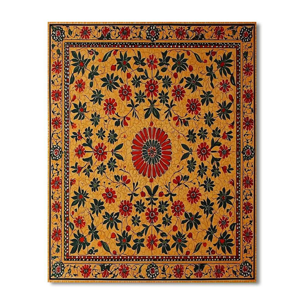 Nandalal Bose Inspired Echoes Of Tradition  DIY Paint By Numbers