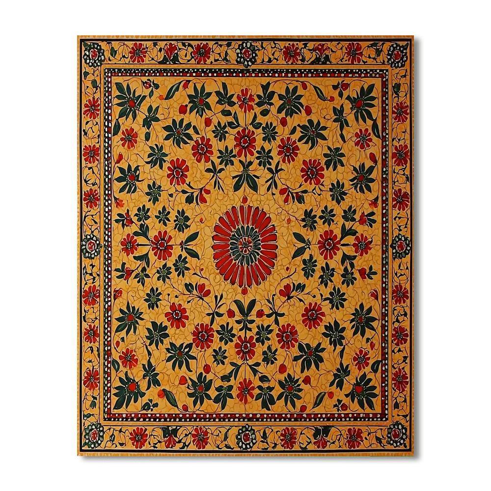 Nandalal Bose Inspired Echoes Of Tradition  DIY Paint By Numbers