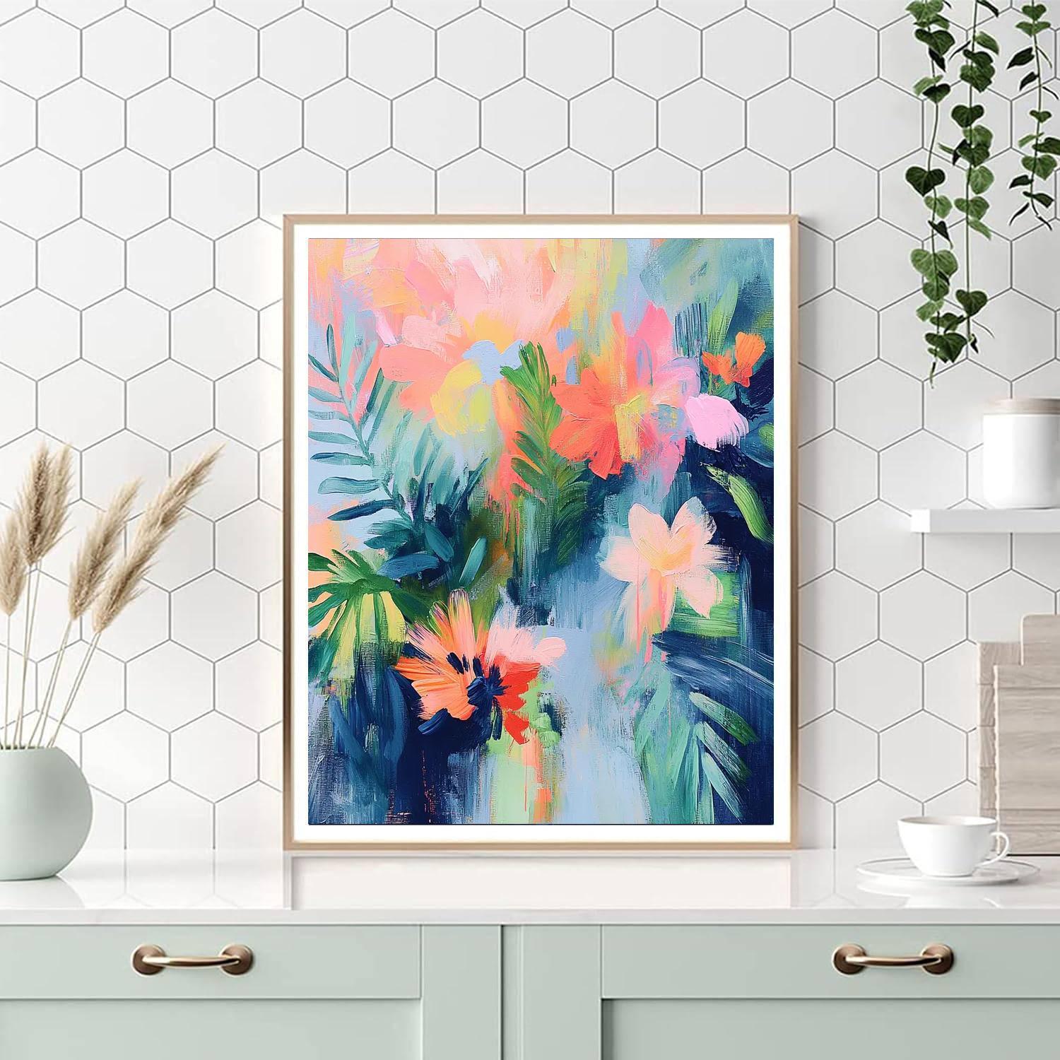 Frida Kahlo Inspired Transcendental Harmony Of Nature  Paint By Numbers Art