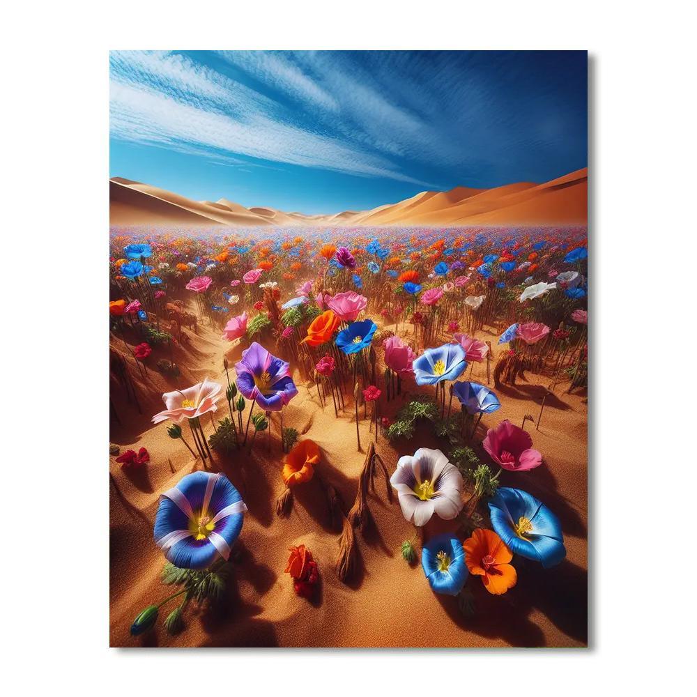 Desert Bloom Mirage DIY Paint By Numbers