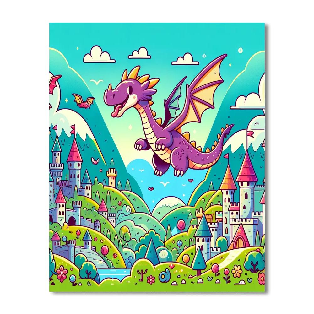 Dreamy Dragon Journey Paint By Numbers