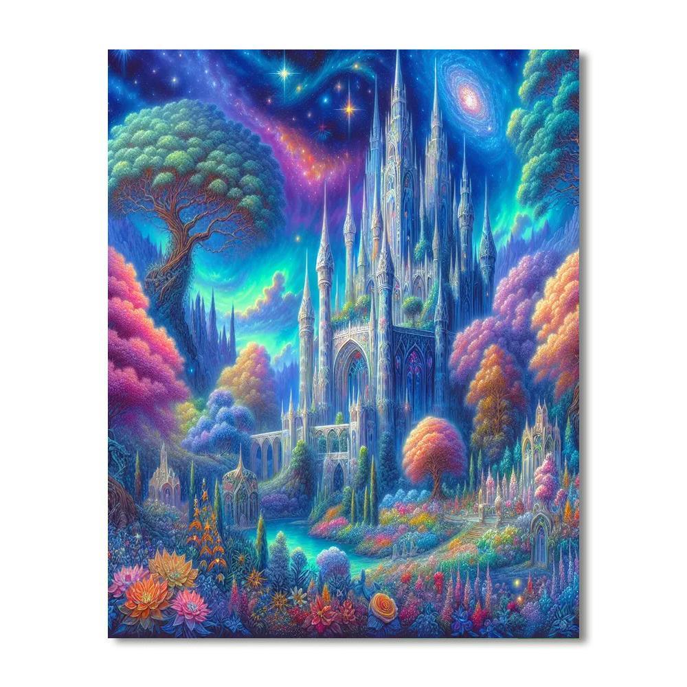 Enchanted Castle Escape Painting By Numbers Kit