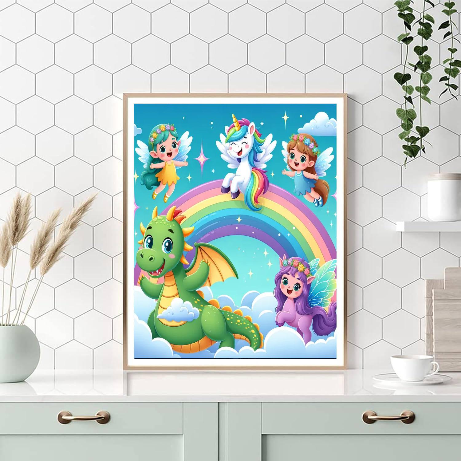 Mythical Creature Adventures Painting By Numbers Kit