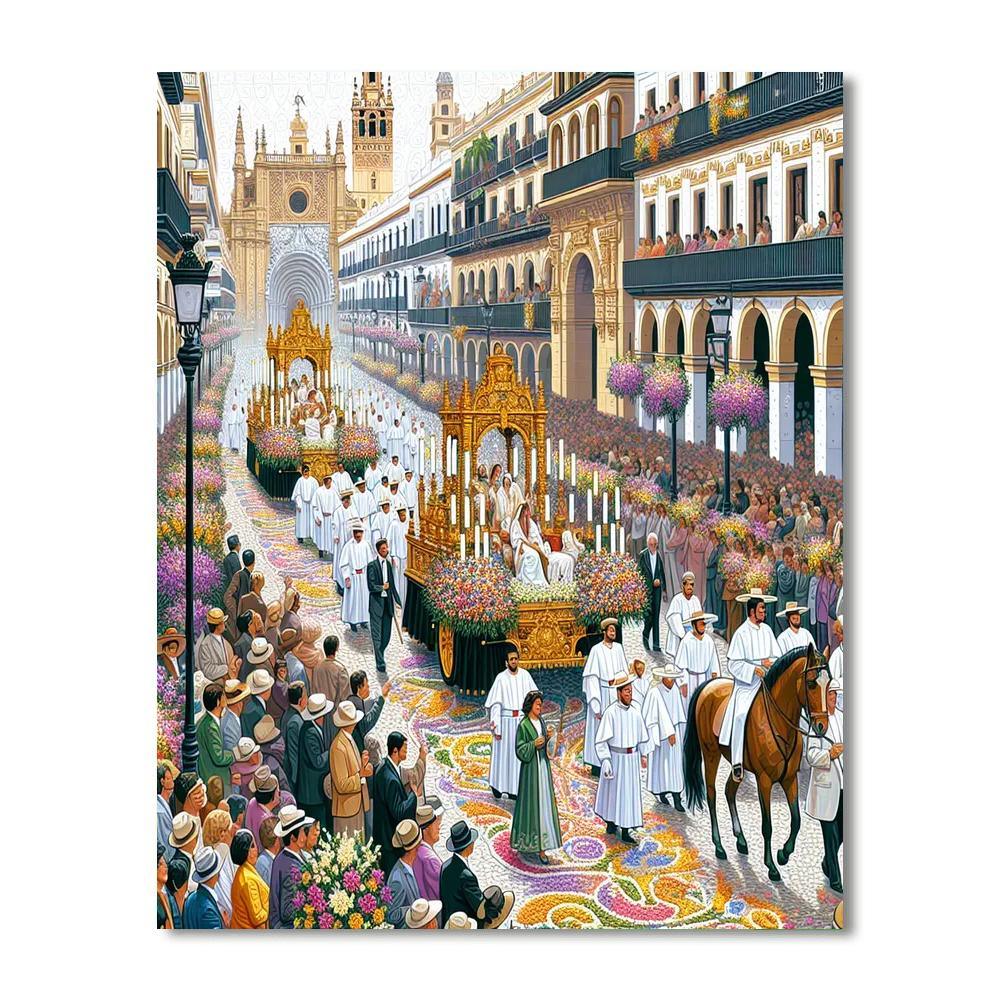 Fronleichnam - Seville Numbered Painting Kits