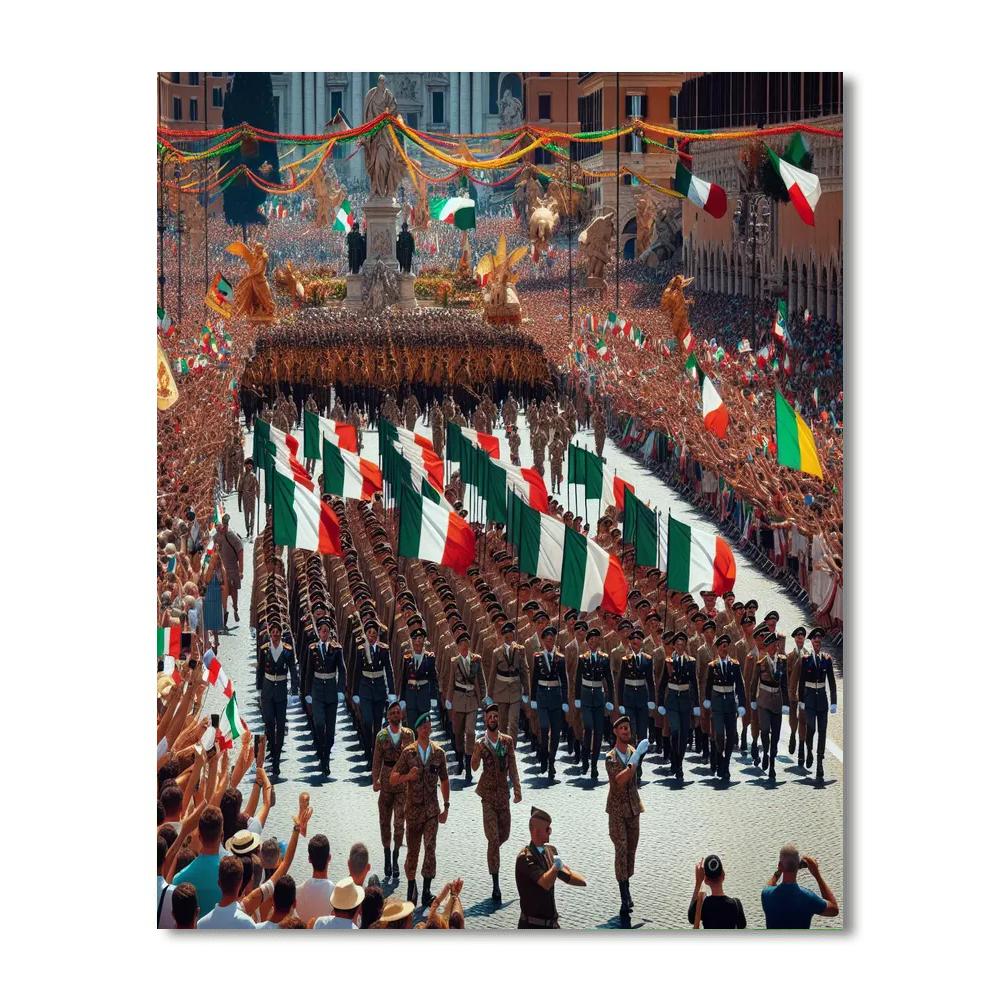 Fête De La République Paint By Color