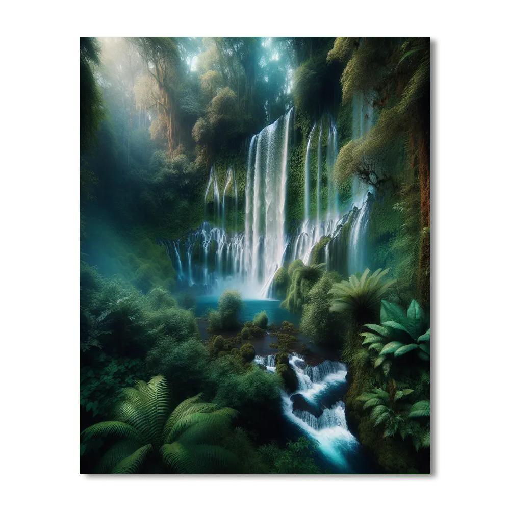 Mystic Enchanted Falls Painting By Numbers Kit