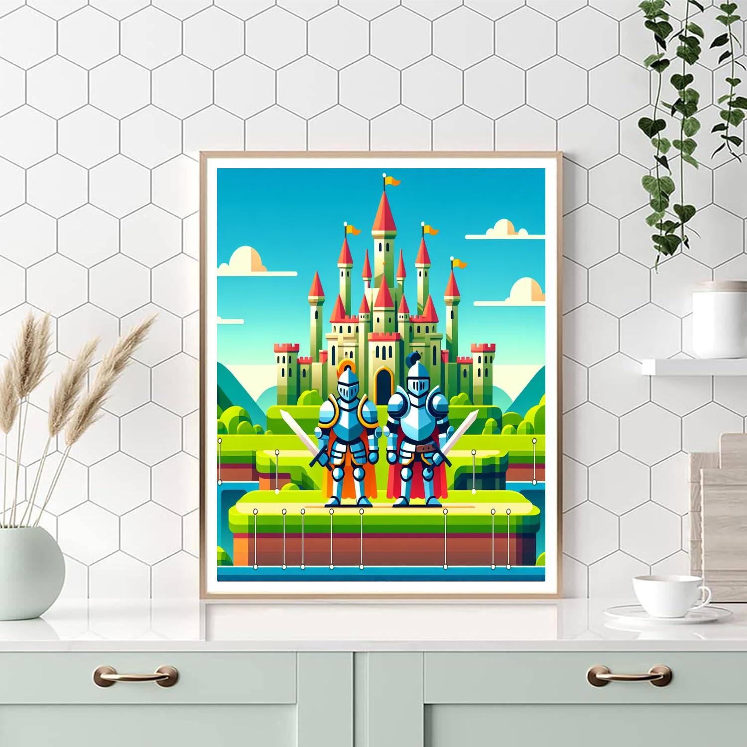 Knights And Castles Tale Numbered Painting Kits