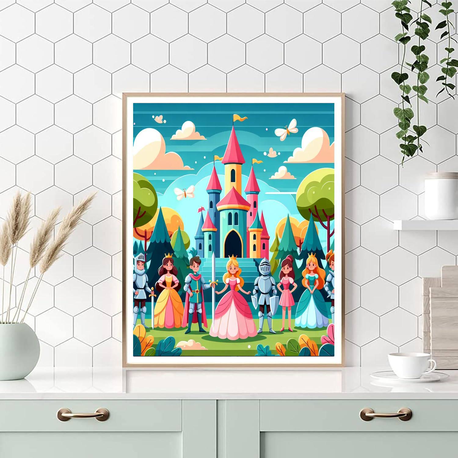 Colorful Castle Adventures Paint By Number