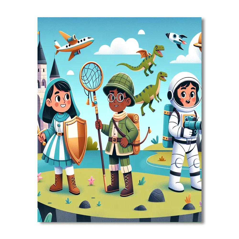 Adventures In Time Travel Paint By Numbers