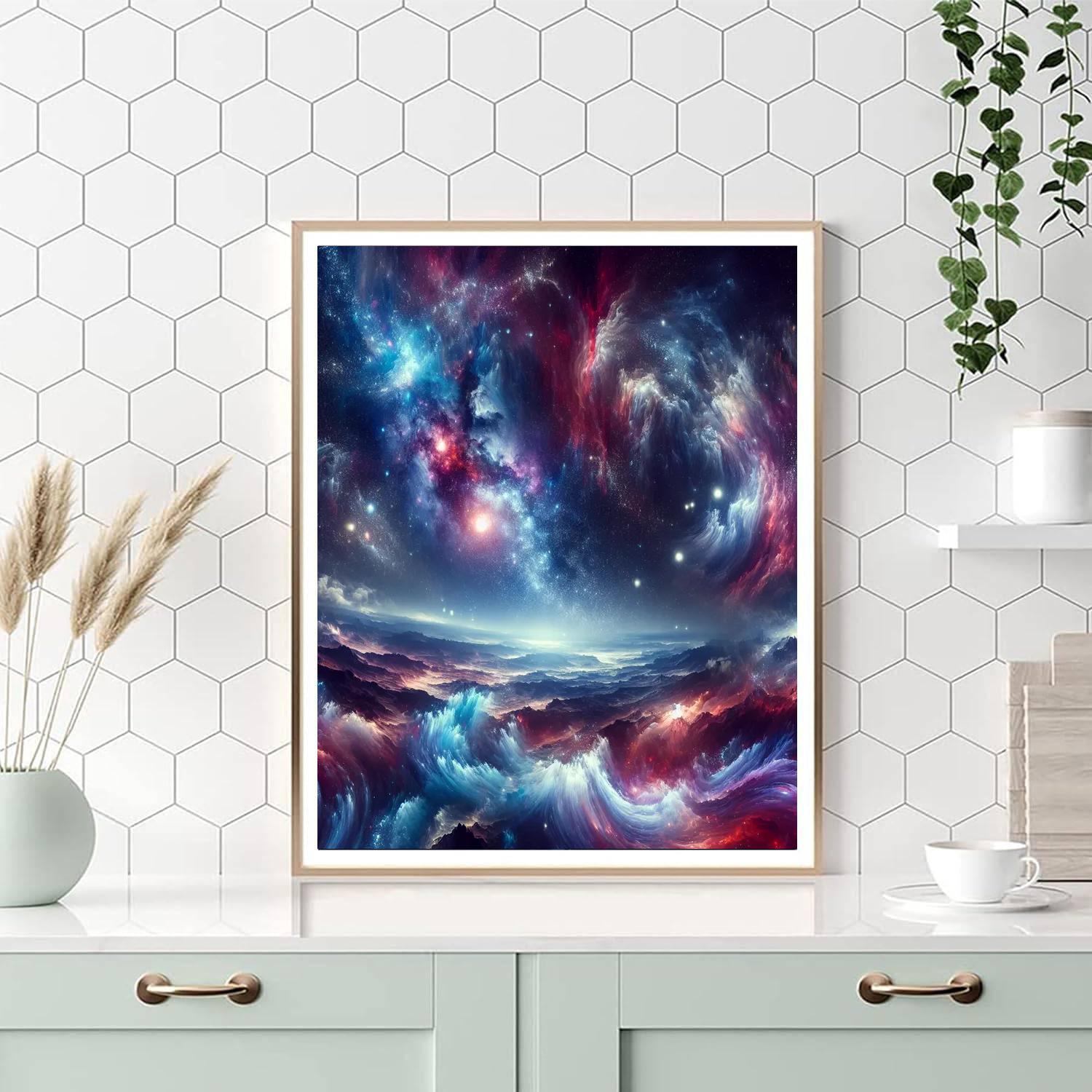 Cosmic Star Trails Paint By Number