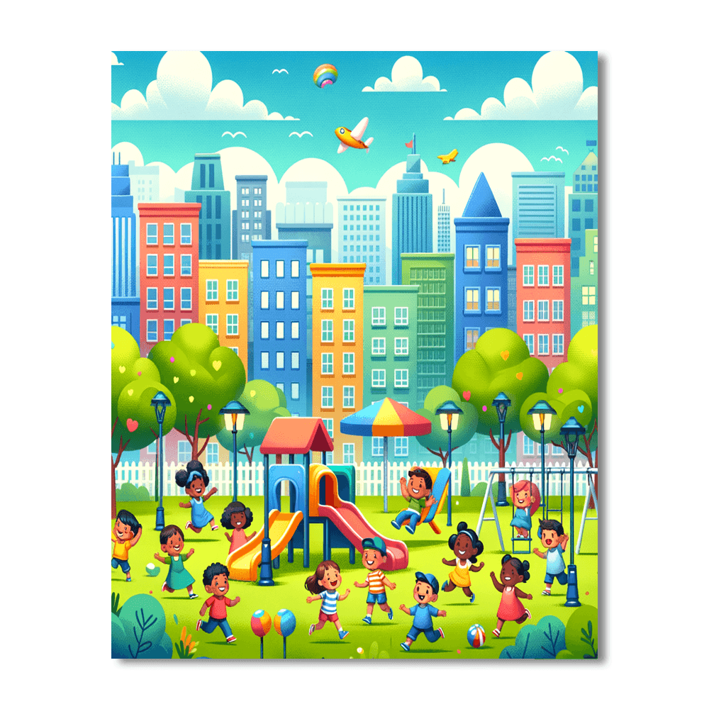 Creative Cityscape Paint By Color