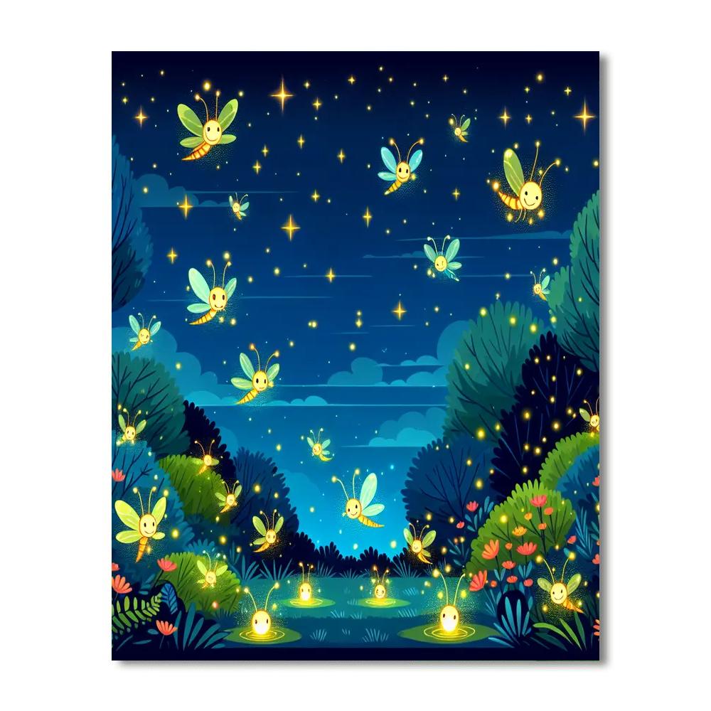 Fantastic Firefly Night Paint By Color